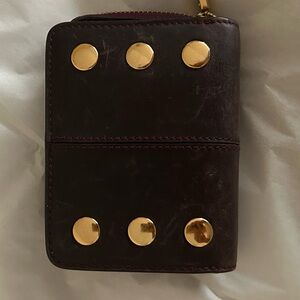 Hammitt Bourdoux color!! Wallet with Gold Studs beautiful wallet